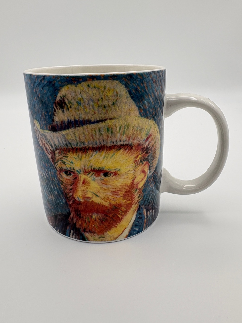 Vincent Van Gogh Ceramic Mug - Self Portrait with Grey Hat